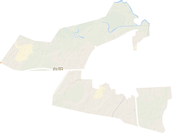 洮府街道地形地图