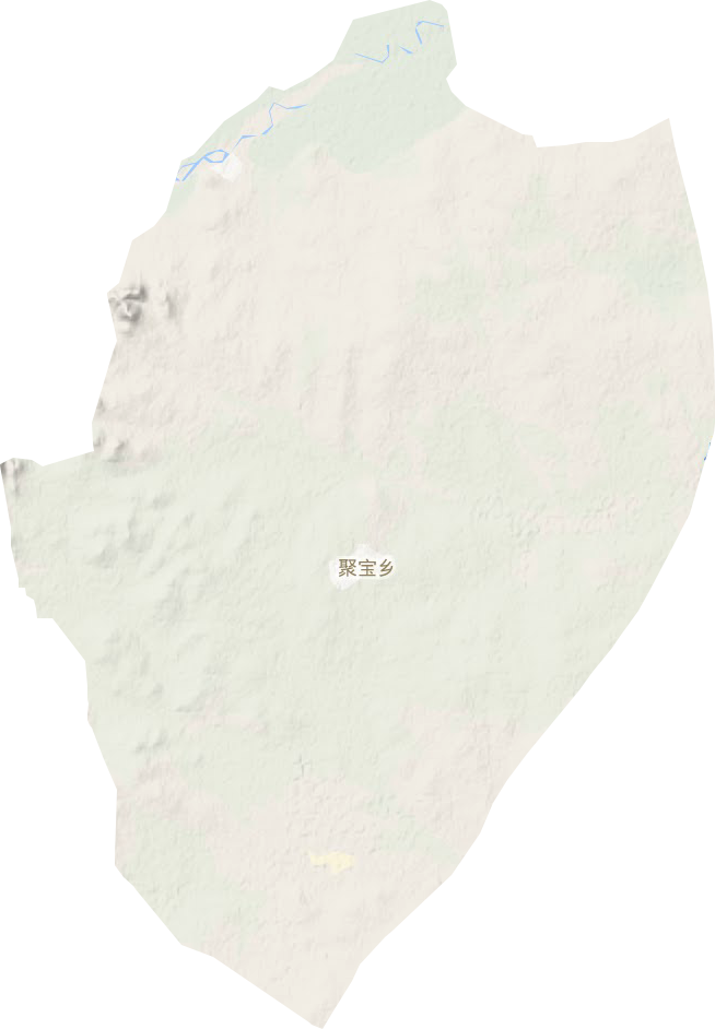 聚宝乡地形地图