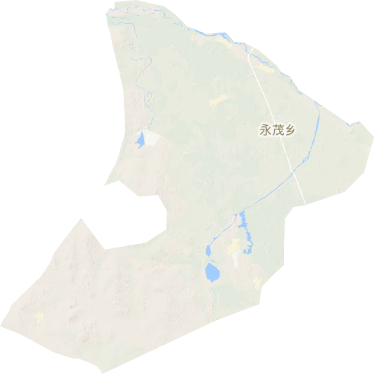 永茂乡地形地图
