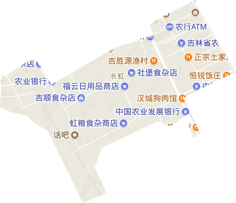 长虹街道地形地图