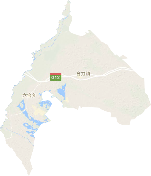 舍力镇地形地图