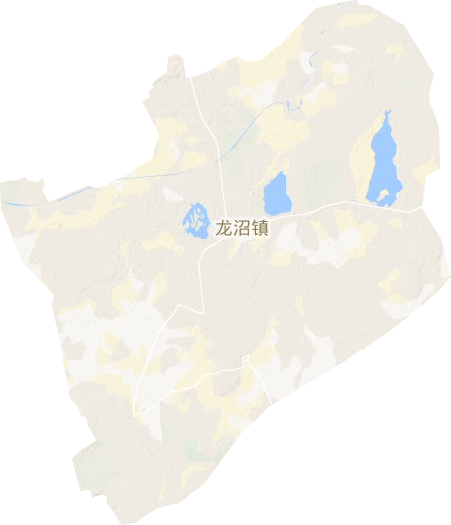 龙沼镇地形地图