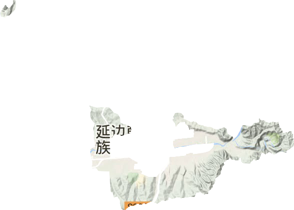 小营镇地形地图