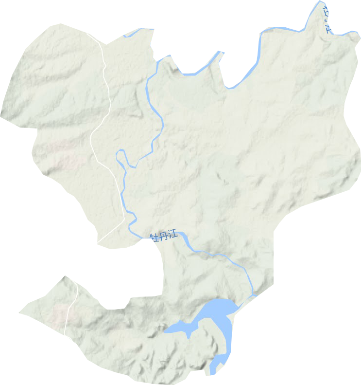 黑石乡地形地图