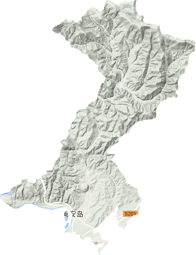 英安镇地形地图