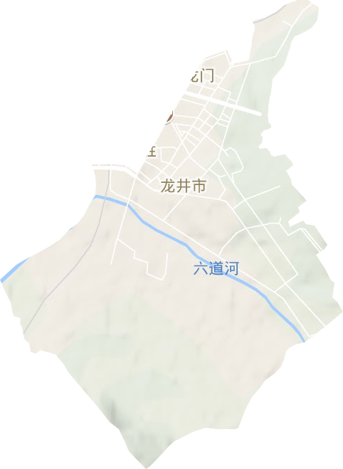 安民街道地形地图
