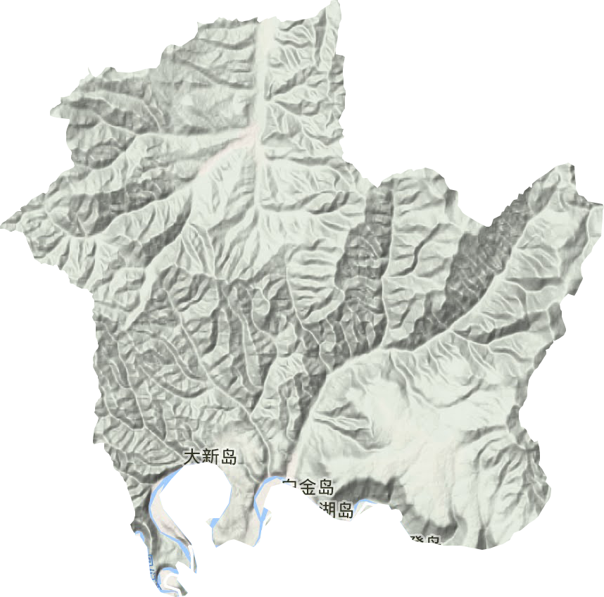 白金乡地形地图