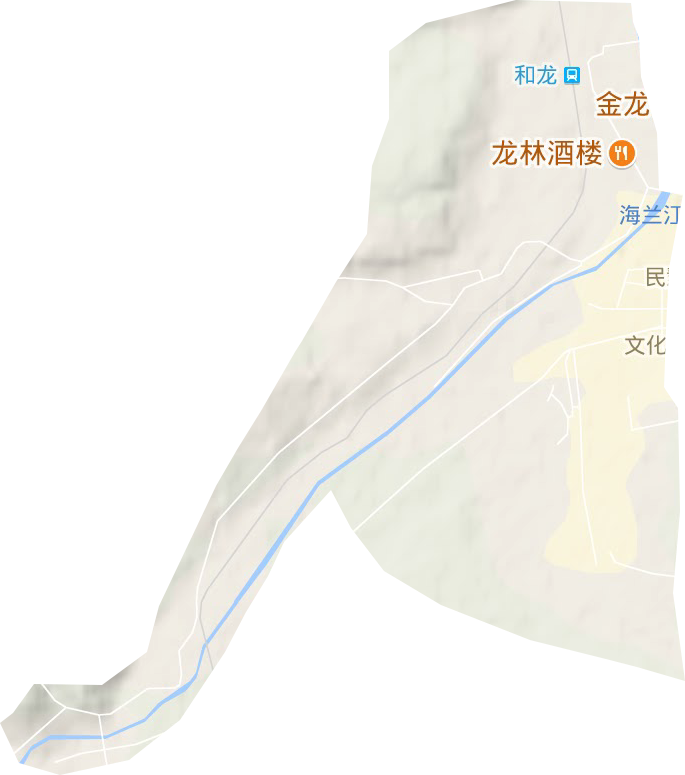 光明街道地形地图