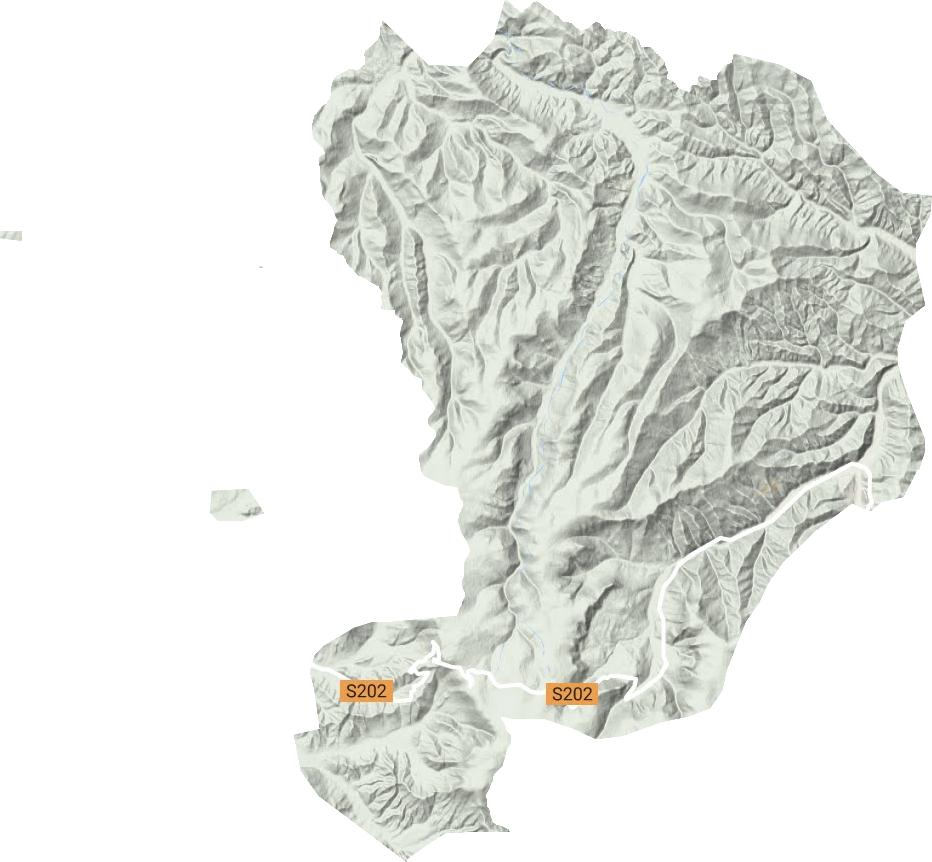 八家子林业局地形地图