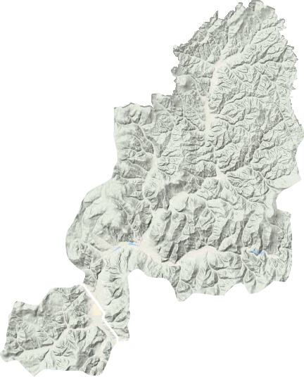 天桥岭镇地形地图