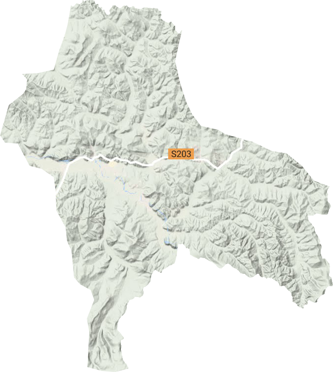 新合乡地形地图