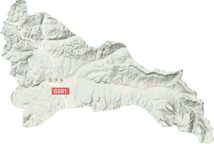 永庆乡地形地图