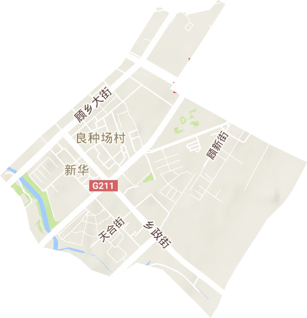 新华街道地形地图