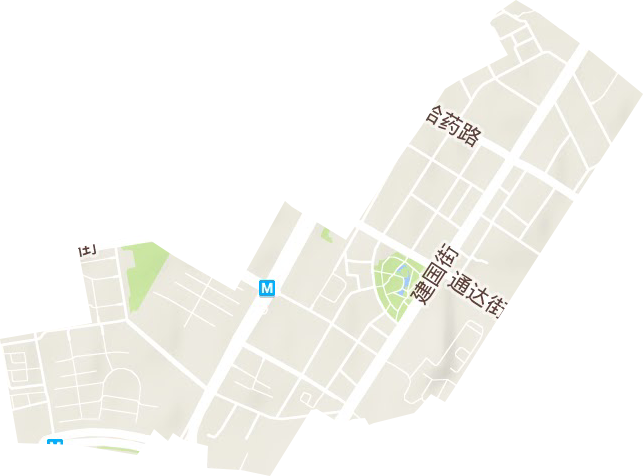 建国街道地形地图