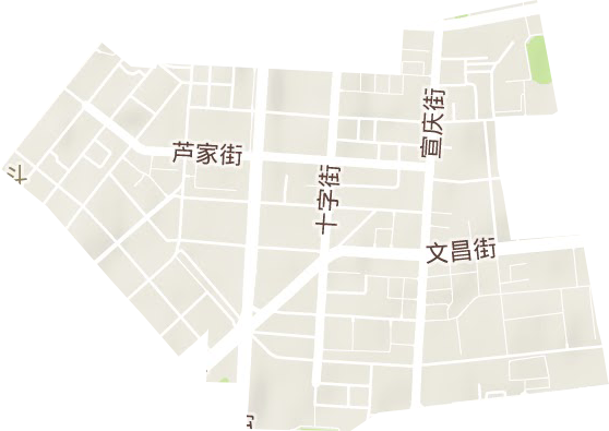芦家街道地形地图