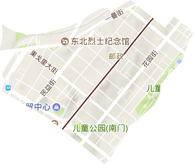 荣市街道地形地图