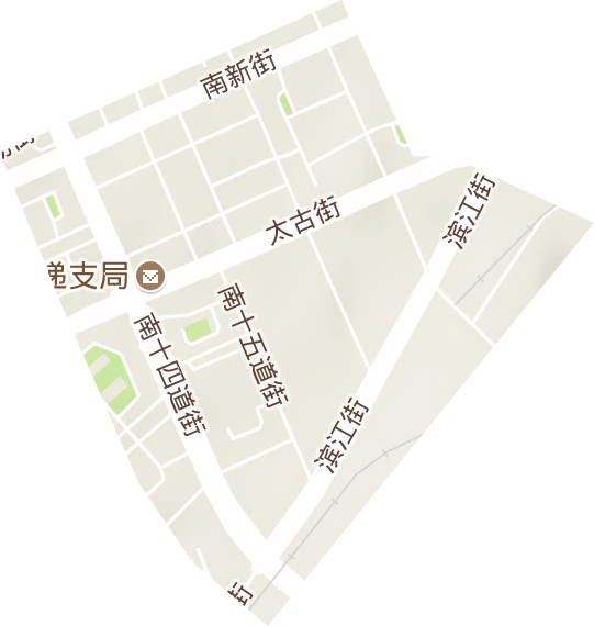 南市街道地形地图