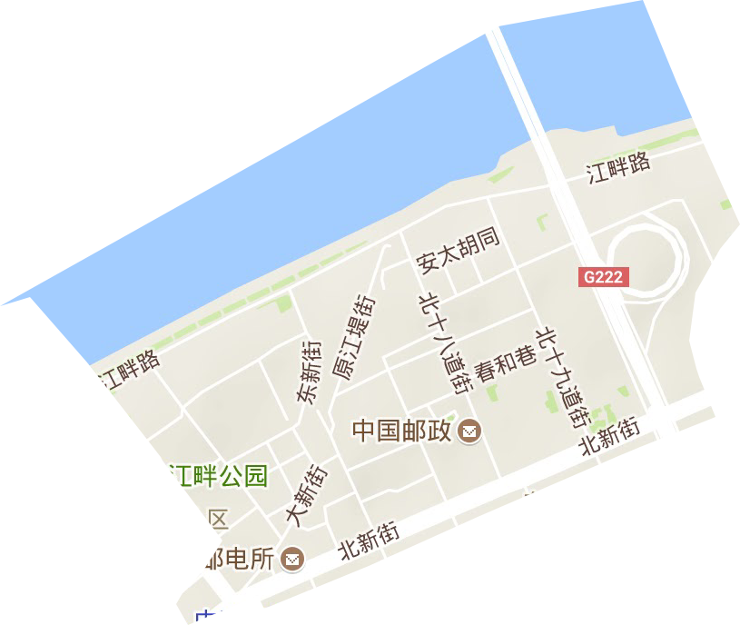 东原街道地形地图