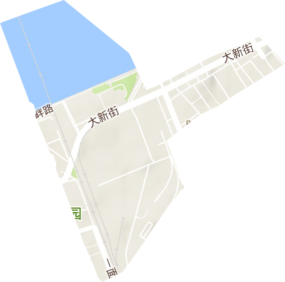胜利街道地形地图