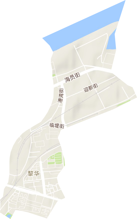 黎华街道地形地图