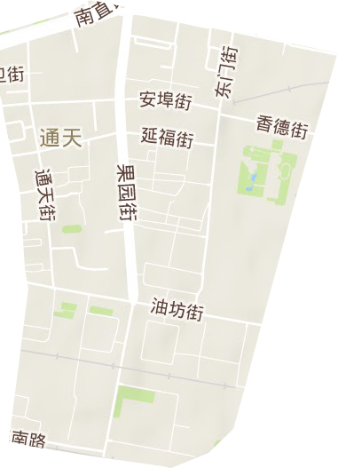 通天街道地形地图