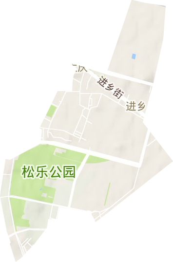 进乡街道地形地图