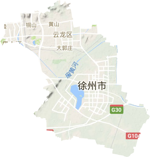 云龙区地形地图