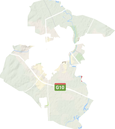 阿什河街道地形地图