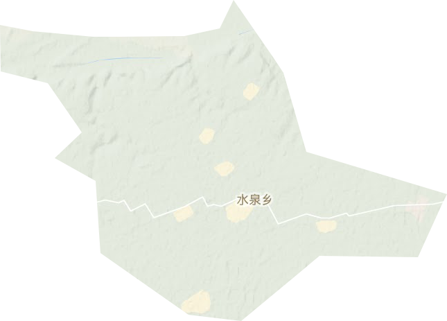 水泉乡地形地图