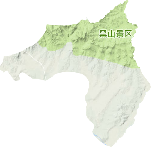 黑山镇地形地图