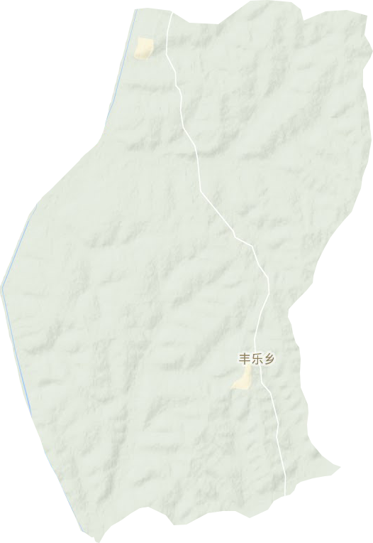 丰乐乡地形地图