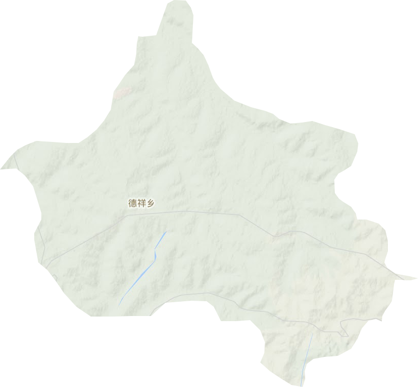 德祥乡地形地图