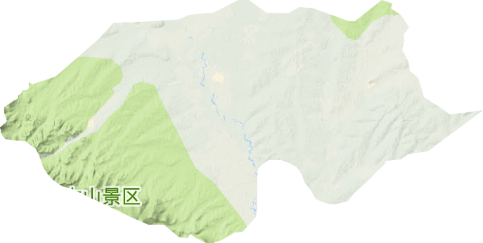 大贵镇地形地图