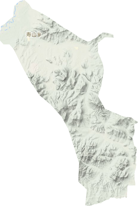 寿山乡地形地图