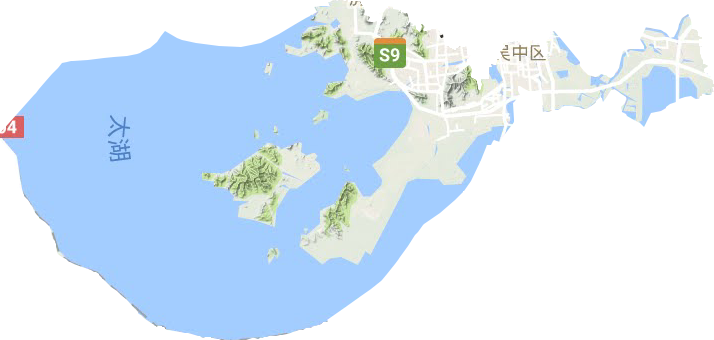 吴中区地形地图