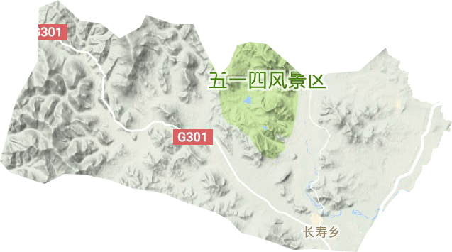 长寿乡地形地图