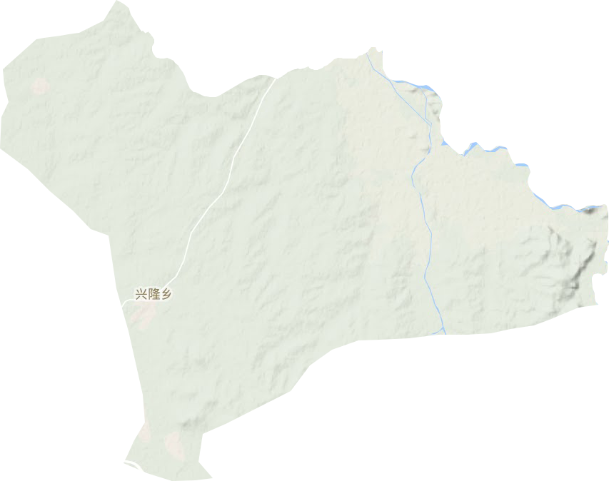 兴隆乡地形地图