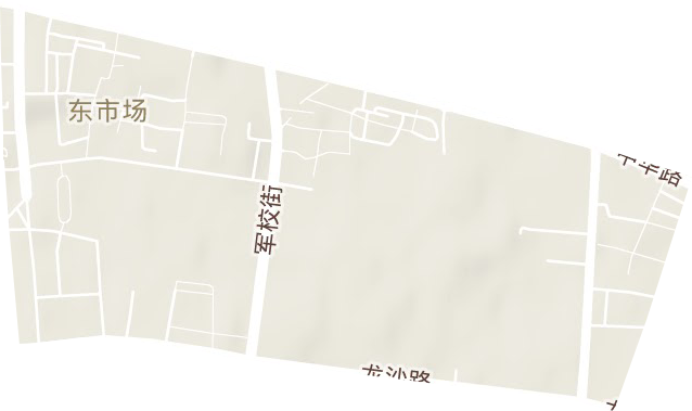 中华街道地形地图