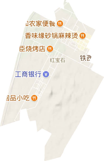 幸福街道地形地图