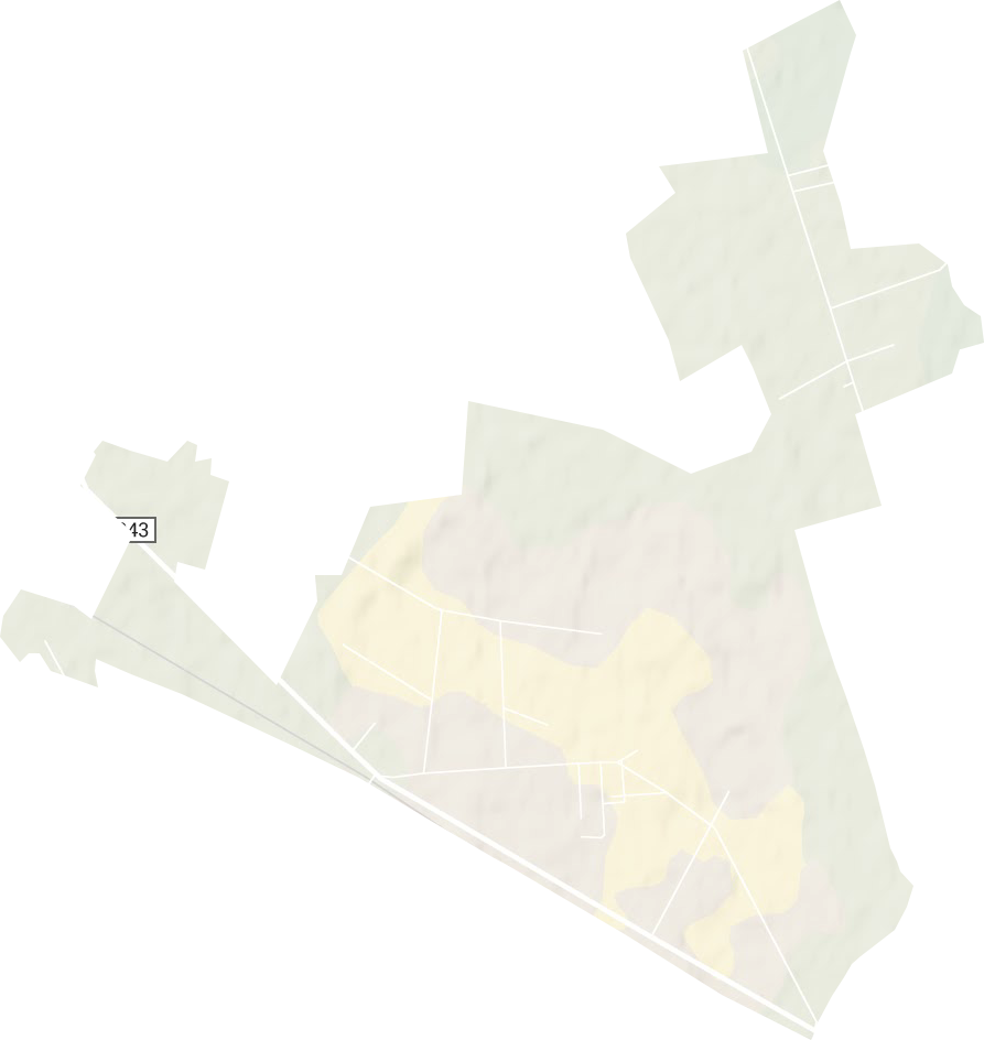 和平街道地形地图