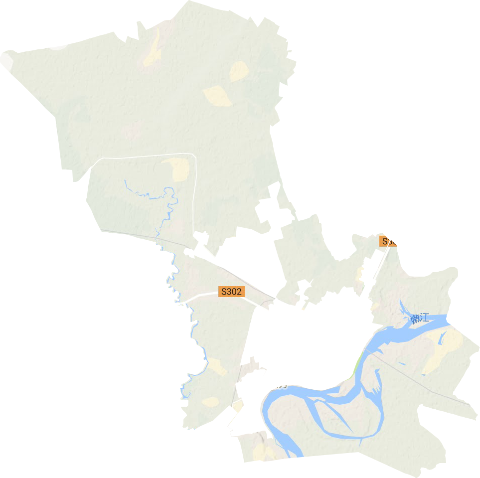 长青乡地形地图