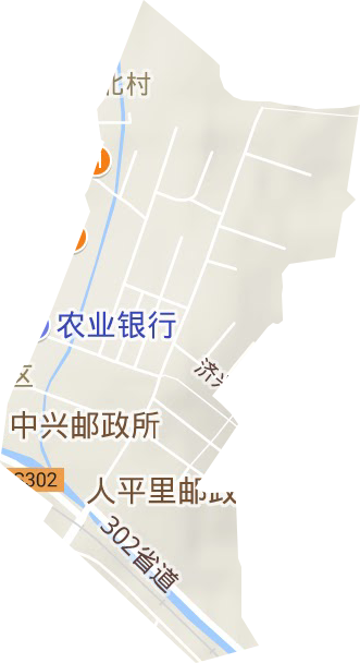 繁荣街道地形地图