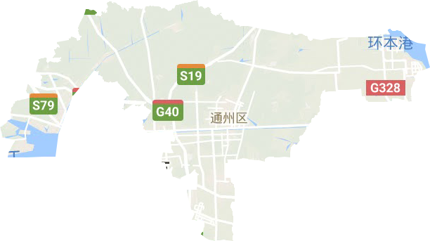 通州区地形地图
