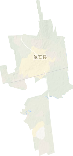 依安镇地形地图
