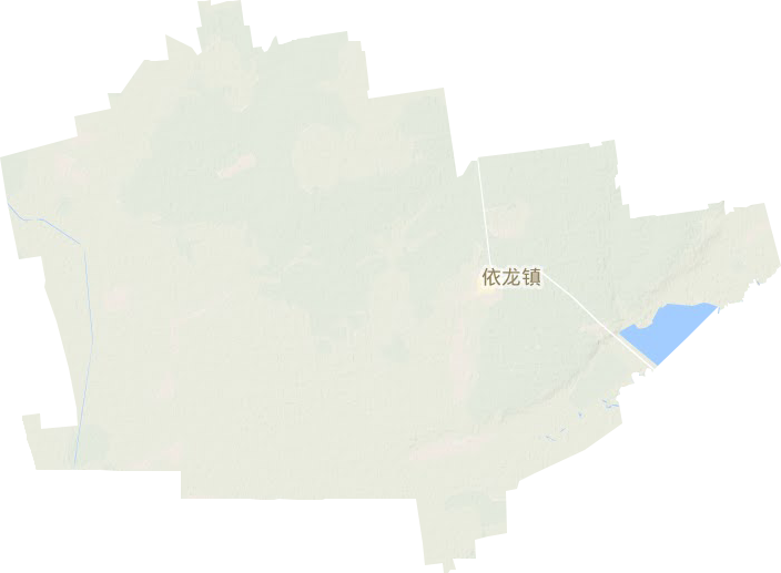 依龙镇地形地图