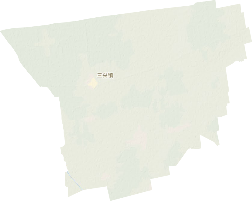 三兴镇地形地图