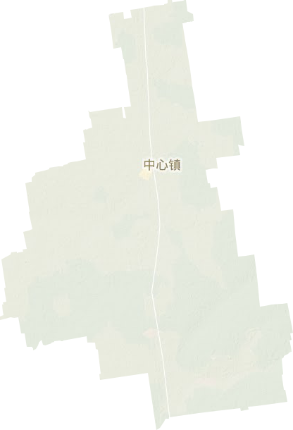 中心镇地形地图