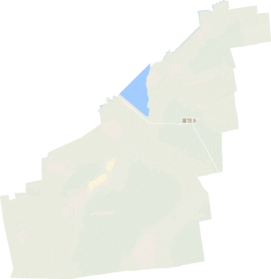 富饶乡地形地图
