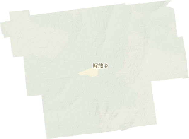解放乡地形地图