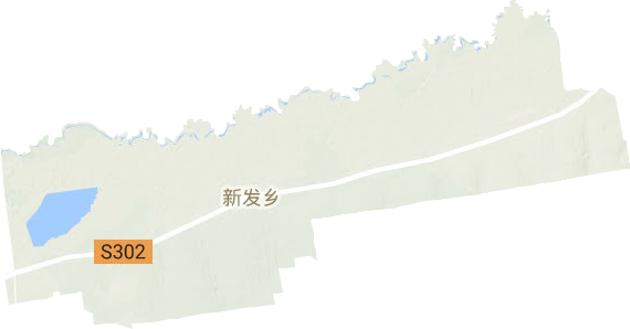 新发乡地形地图